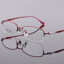 Новые модные чисто титановые ретро очки оправа женские высококачественные ультралегкие очки