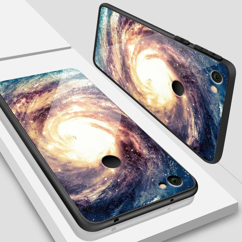 W343 Для Xiaomi 6X5X8 9 SE A1 A2 Lite роскошный чехол из закаленного стекла для Redmi Note 5A 4X6 7 Pro Prime Fashion защитный чехол - Цвет: W343