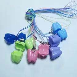 10pcs Dental Multicolor Milk Tooth storage case baby tooth box Children's  the Gift from tooth fairy