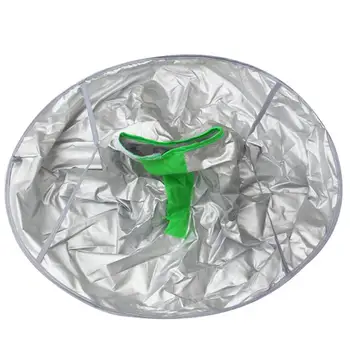 

3D Wai Cloth Hair Dyeing Apron Waterproof Haircut Cloak Hair Styling Cape Haircut Accessory for Home Barber Shop (Grey)