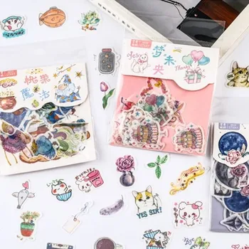 

40pcs/lot Happy Magic Paper Sticker Decoration Diy Ablum Diary Scrapbooking Label Sticker Stationery