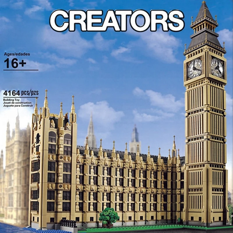 

Compatible legoingLYs Creator LELE 30003 Big Ben Model architecture Building Blocks Bricks Streetview series 10253 kid DIY Toys