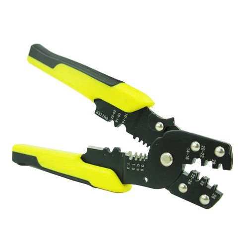Многофункциональный инструмент плоскогубцы обжимные плоскогубцы для зачистки проводов многофункциональные Стопорные кольцевые клеммы Crimpper - Цвет: Yellow-Plier