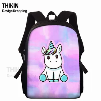 

Rainbow Galaxy Unicorn Backpack For Girls Boys 15inch Children School Bag Orthopedic Custom Kids Kindergarten Book Bag Satchel