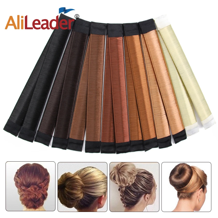 Alileader New Product White/Brown/Black Donut Hair Perfect Bun For Girls Popular Hair Styling Tools  Hair Accessories Bun