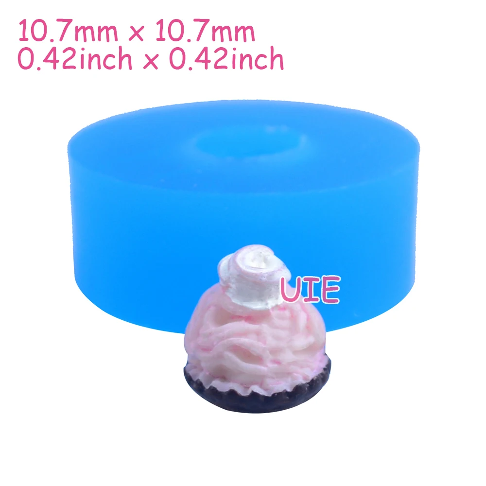 GYL423U 10.7mm Cake Silicone Mold Fondant Decoration Candy Resin Clay Earrings Necklace Craft Soap Candle FOOD SAFE | Дом и сад
