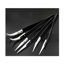 Детские пинцеты для чистки термостойкие пинцеты кислотная и щелочная коррозионная изоляция ремонтный зажим инструмент Керамический пинцет