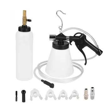 

Pneumatic Air Brake Bleeder Kit Plastic Clutch Vacuum Bleeding Extractor Fluid Fill Change Machine Double Pot 10 Pieces Set