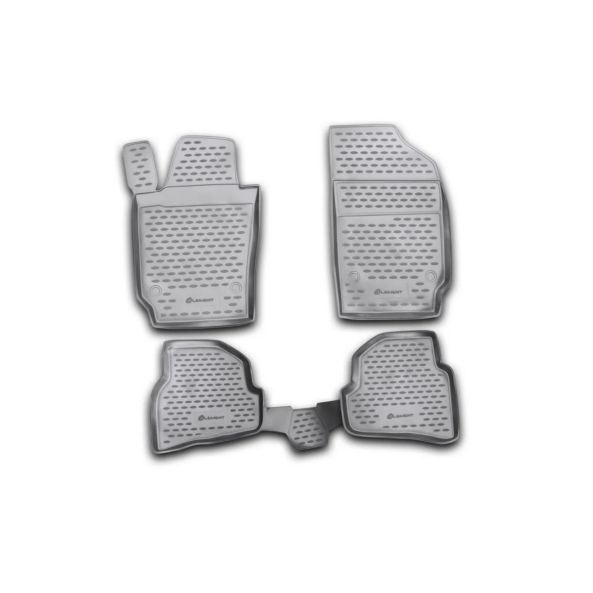 Коврики в салон vw polo v 12/2009->, 4 шт.хб.(полиуретан)(фольксваген поло