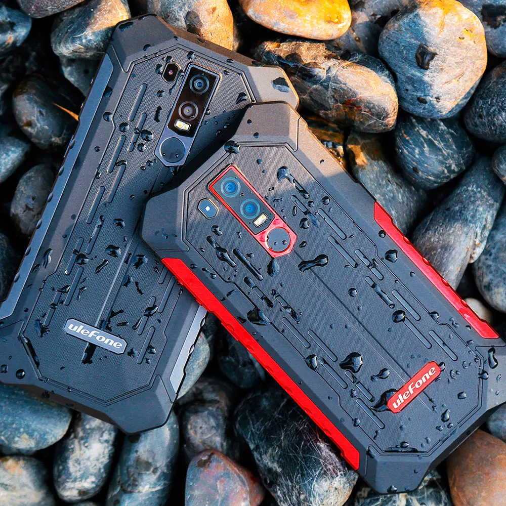 Ulefone Armor 6S Водонепроницаемый IP68 NFC прочный мобильный телефон Helio P70 Otca-core Android 9,0 6 ГБ 128 ГБ беспроводной зарядки смартфон