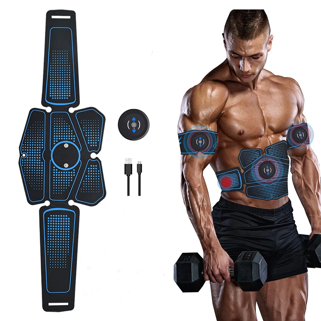 ABS Stimulator Muscle Toner Fitness Lifting Buttock Abdominal Toning Belt Muscle Trainer Weight loss Body Slimming Massage