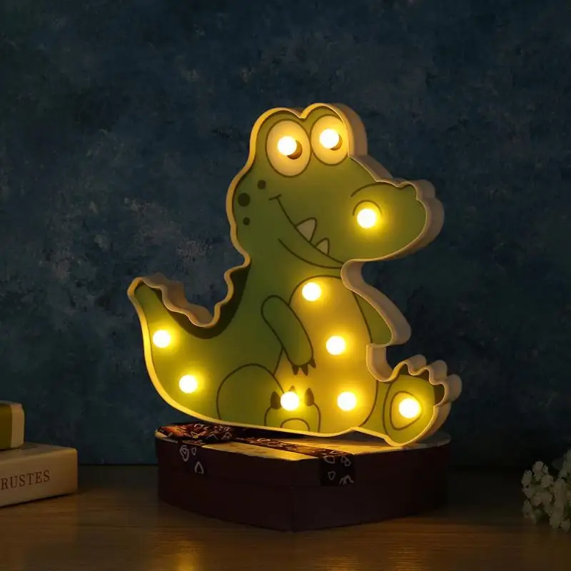 

Dinosaur Creative LED Night Lighting Kids Bedroom Festival Decor Lamp for Home Environmental Protection and Power Saving