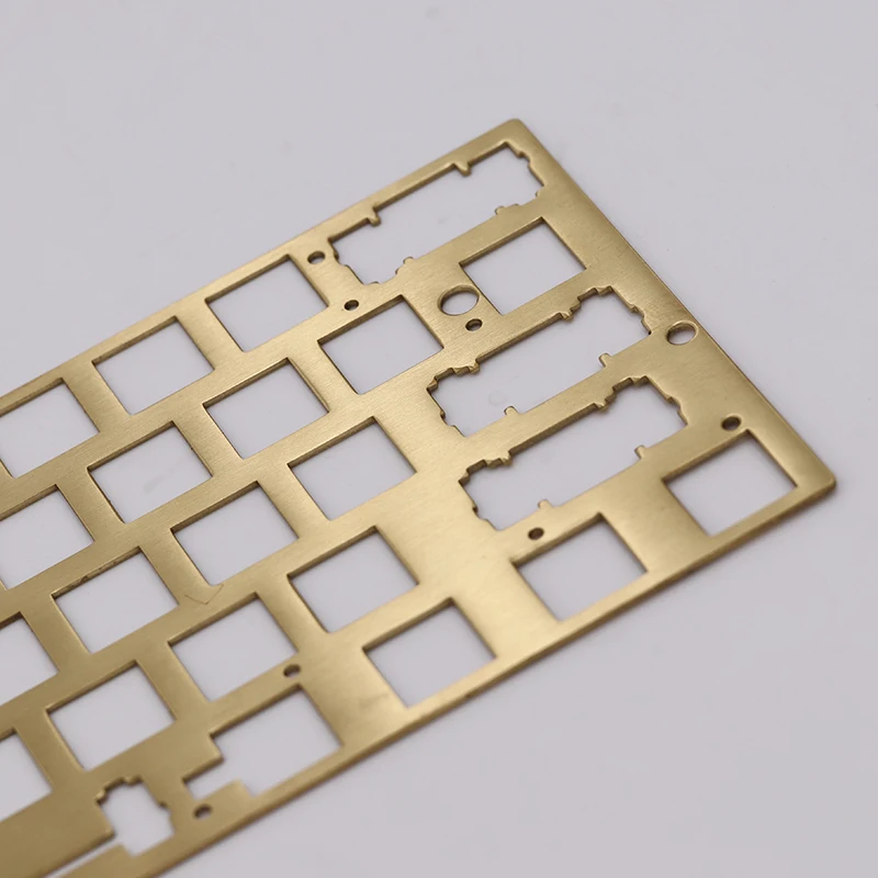 Keypro-teclado Mecânico Gh60 Gk64x 61x Placa de Cobre Módulo de Espaço Dividido 60 Esquerda 64 Colunas Placa Fixa - Imagem 3