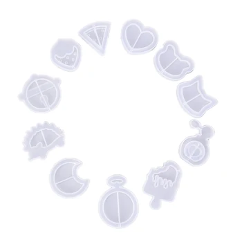 

Fruit Animal Christmas Series Liquid Silicon UV Resin Mold For Making Jewerly Earrings Hair Accessories Jewelry Tools