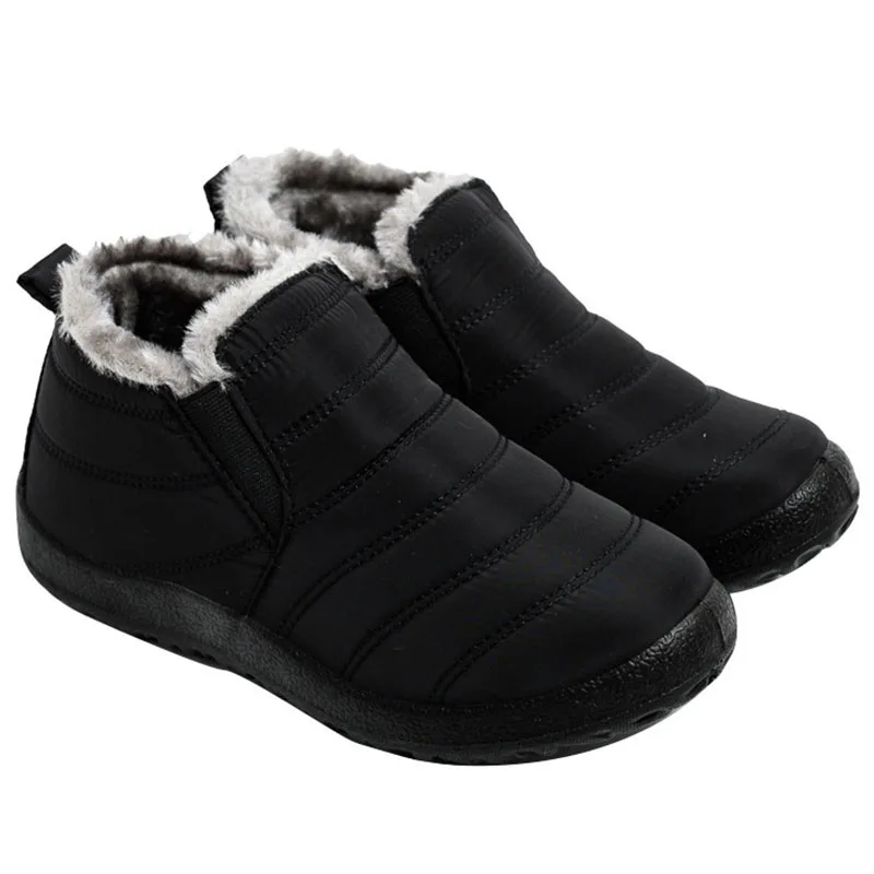 Women's Ankle Boots Winter Warm Snow Boots Women Black Ladies Shoes Waterproof Women's Short Comfortable Female Shoes