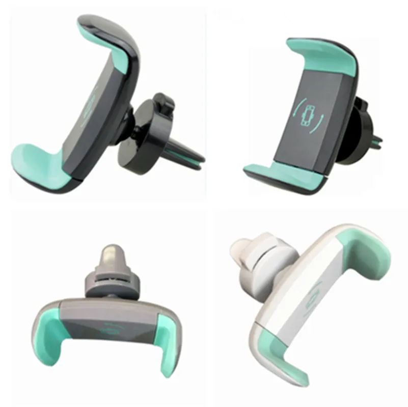 

Custom LOGO air outlet air conditioning car mounted mobile phone support 360-degree spinning phone base car navigator cross-bord