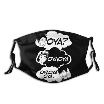 

Oya Oya Oya Haikyuu Men Women Reusable Face Mask Anti Haze Dustproof Protection Cover Respirator Muffle Mask with Filters