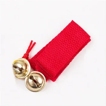 

High Quality 1PC Children Wrist Bells Toys Rattle Game Props Adjust Adhesive Wristband Big Bell Rattle Bed Bell For Babys