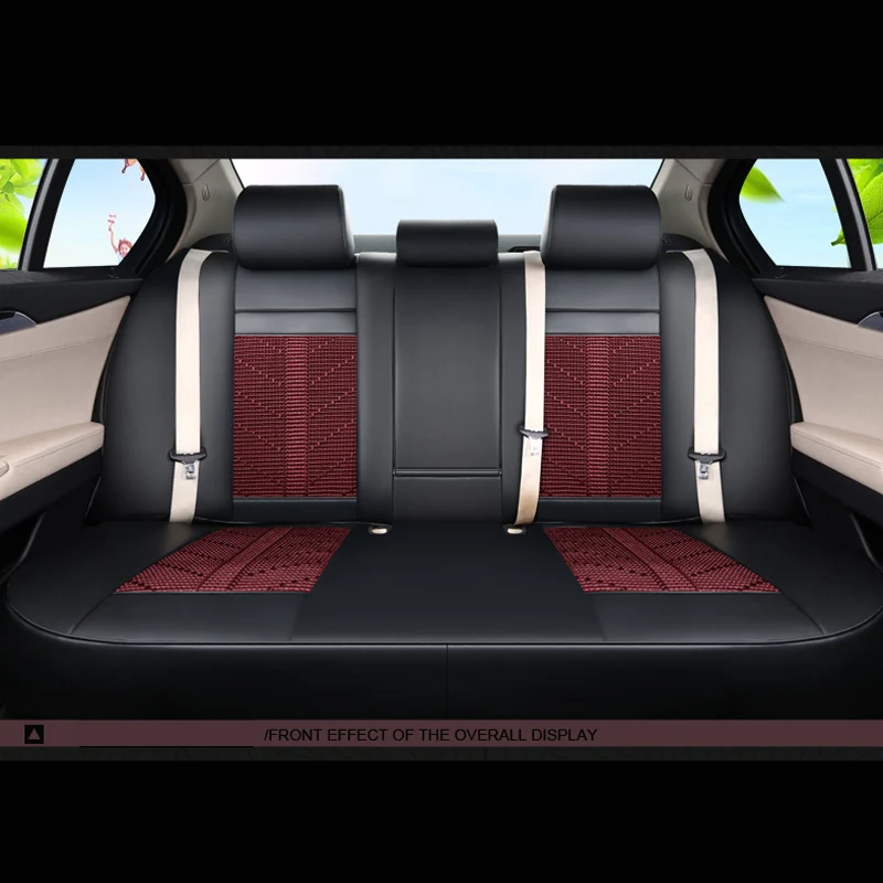 US $308.55 CARTAILOR Car Seat Protector Styling Cover Seats Fit For VOLVO V40 2013 Car Seat Cover PU Leather Seat Covers Cars Accessories