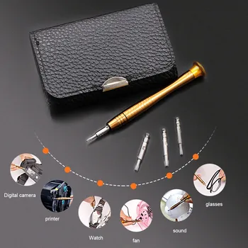 

25 in 1 Precision Screwdrivers Set with Leather Case for Watch Phone PC Repair Tool Set ALI88