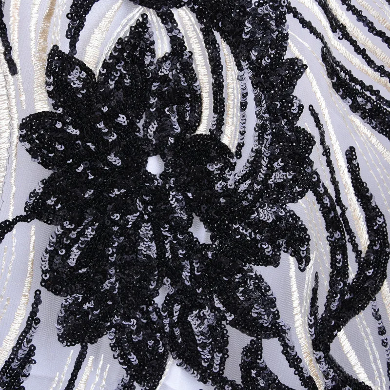 Новейшая расшитая блестками кружевная ткань ФРАНЦУЗСКИЙ нигерийский Тюль кружевная ткань высокого качества с пайетками африканская кружевная ткань свадебное платье A1737