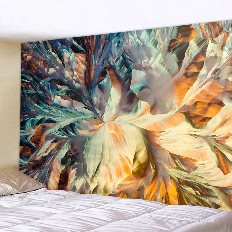 

Psychedelic art Mandala Printed Polyester Tapestry Wall Hanging For Decorate Home Living Room Bedroom Office 6 Sizes