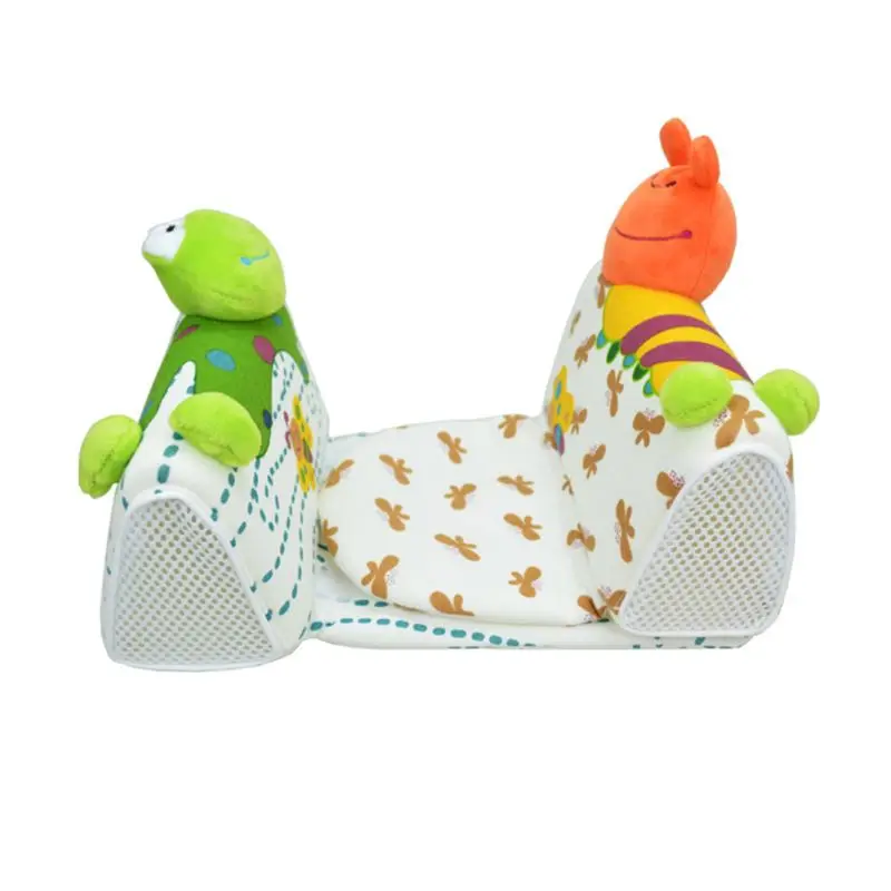 

1PC Infant Baby Sleep Positioner Cartoon Anti Roll Pillow Prevent Flat Head Cushion