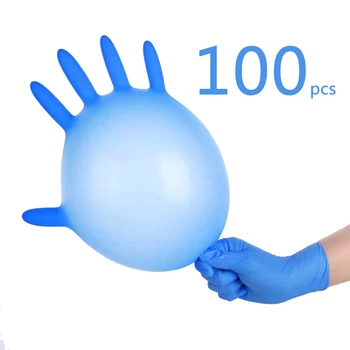 

20/100 pieces cleaning Nitrile gloves Waterproof corrosion resistant gloves disposable durable safety gloves universal