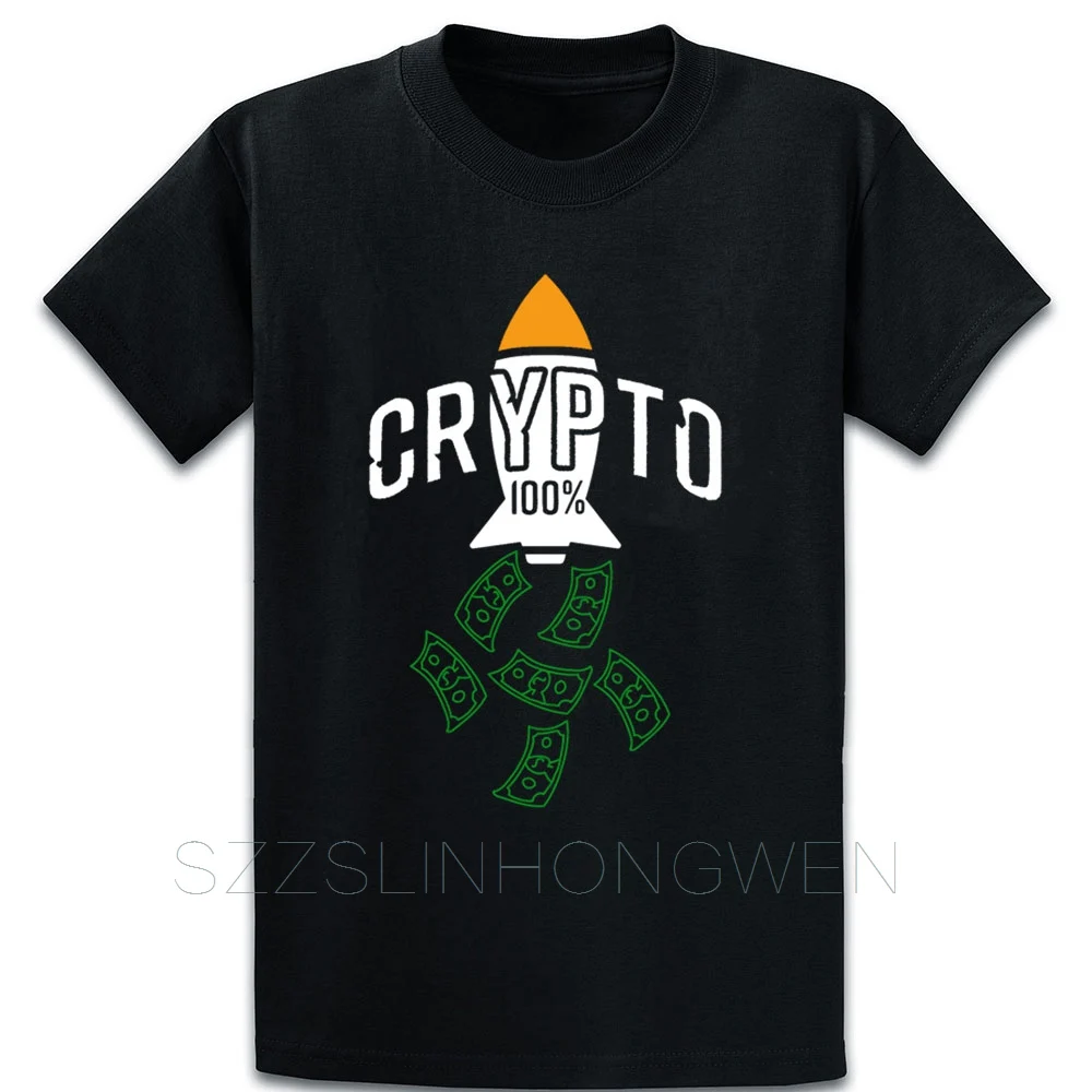 cheap Bitcoin Cryptocurrency Finance T Shirt Customize Round Neck Graphic Spring Autumn Casual Clothes Novelty Cotton Shirt