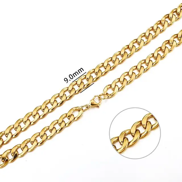 Stainless Steel Chain Necklace For Men 