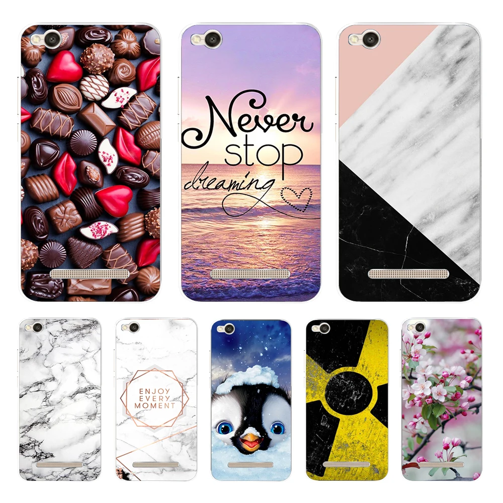For Case Xiaomi Redmi 4A 5A 6A Cover Cute Soft Silicone TPU Bag Redmi5a Cases | Мобильные телефоны и аксессуары