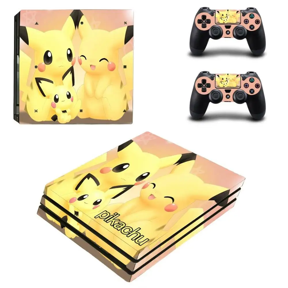 YSP4P-1067 PS4 Pro Pokemon sticker PS 4 Play station 4 Pro виниловая наклейка s Pegatinas для playstation 4 Pro консоль и контроллер - Цвет: YSP4P-1067