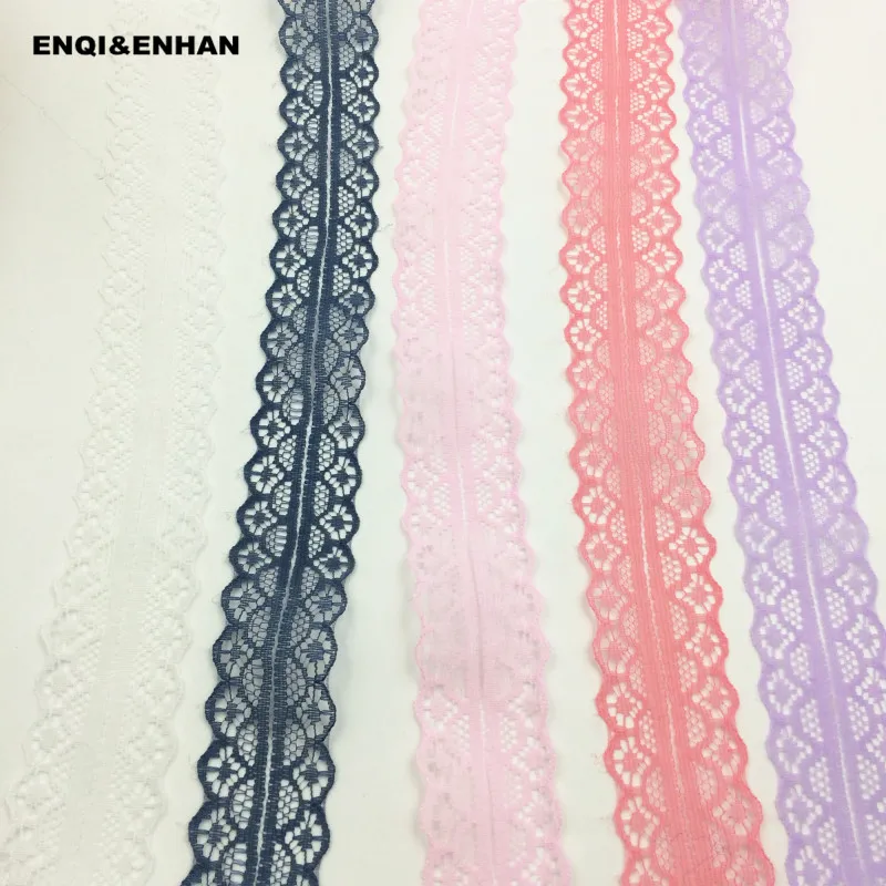 

ENQI&ENHAN Lace Trim Embroidered net lace trim DIY sewing crafts decoration doll lace garment trim 10Yards/lot