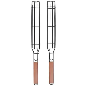 

Barbecue Grill Pan Baking Easy Kebab Barbecue Baskets Easy Kebab Barbecue Baskets Topper Veggies Bbq Wok Tool Outdoor Tool #G