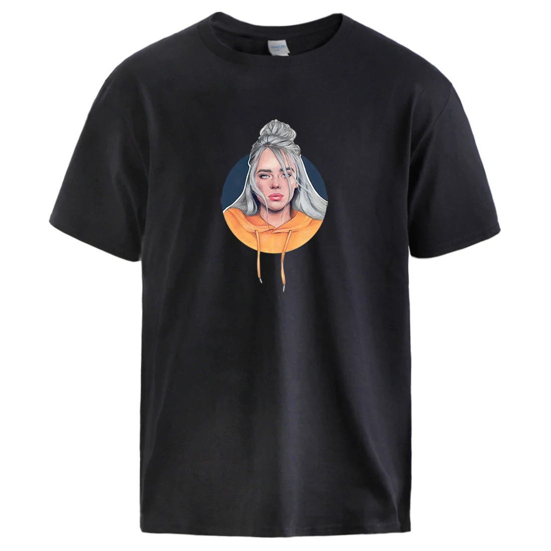 

Billie Eilish Mens T-shirts 2020 Fashion Casual Retro Clothing Streetwear Leisure Tshirts Round Neck Male Clothes Harajuku Tops