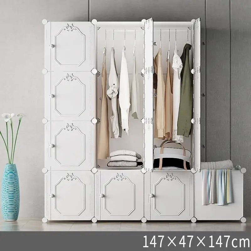 Каса Penderie Meble Armoire Chambre Armazenamento Armario Tela шкаф Mueble De Dormitorio шкаф мебель для спальни шкаф - Цвет: MODEL J