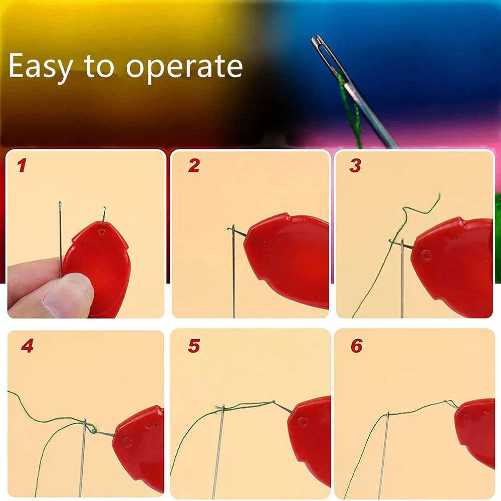 Description Picture 4 of item10pcs Needle Threader For Hand Sewing Thread DIY Sewing Tools Handmade Accessories For Sewing Crafting Embroidery Cross Stitch
