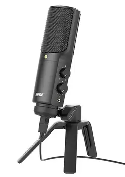 

Original Rode NT-USB professional condenser recording microphone USB computer mic support ios with Pop Filter and table stand