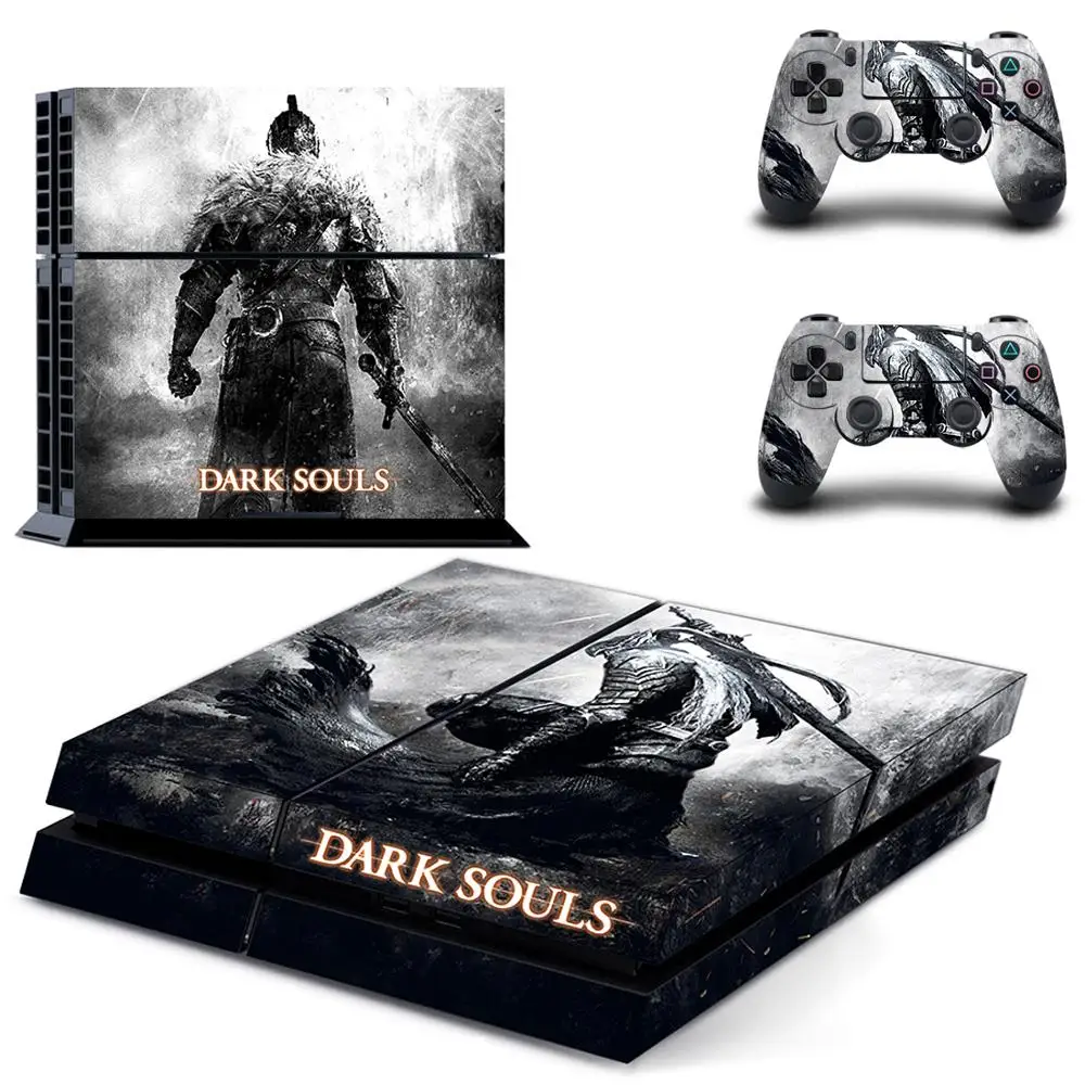 Наклейка для PS4 стикер Dark Souls Remake полное покрытие лицевые панели наклейка виниловая для playstation 4 консоль и контроллеры наклейка для PS4 наклейка