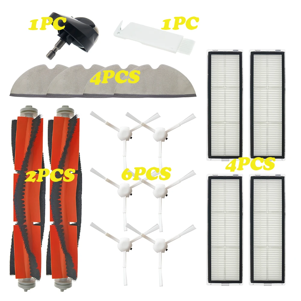Mop Cloth Rags Water Tank Brush HEPA Filter for Xiaomi Mijia 1C 1T STYTJ01ZHM Mi Robot Vacuum Mop SKV4093GL Accessories Spare