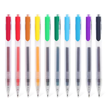 

Tflag Color Gel Pen Presses The Water Pen 0.5mm To Replace The Bullet Ball Brush Fountain Pen Xiomi