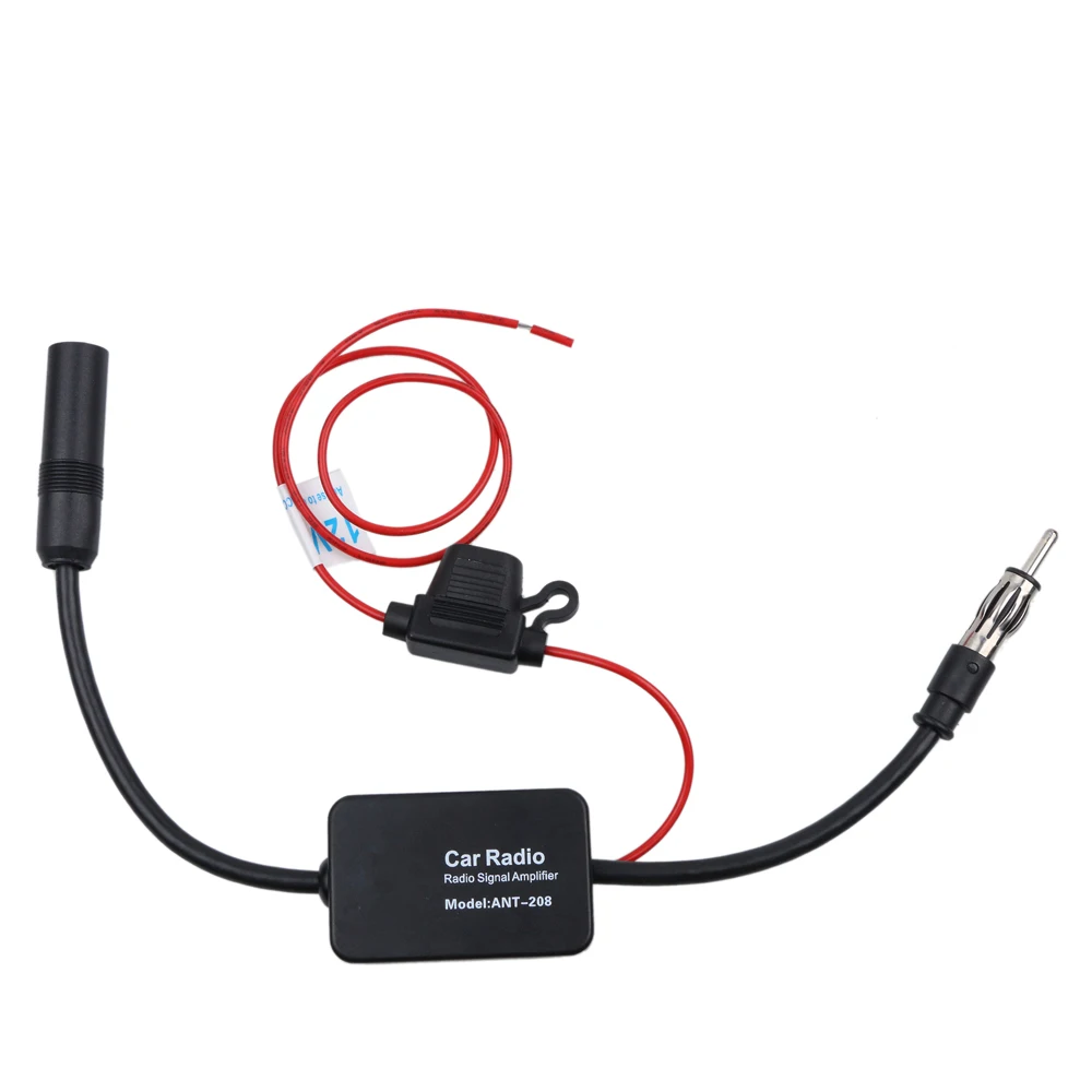 Kebidumei-antena de Radio para coche, amplificador de señal de Radio FM/AM, 80-108MHZ, 12V, para barco marino