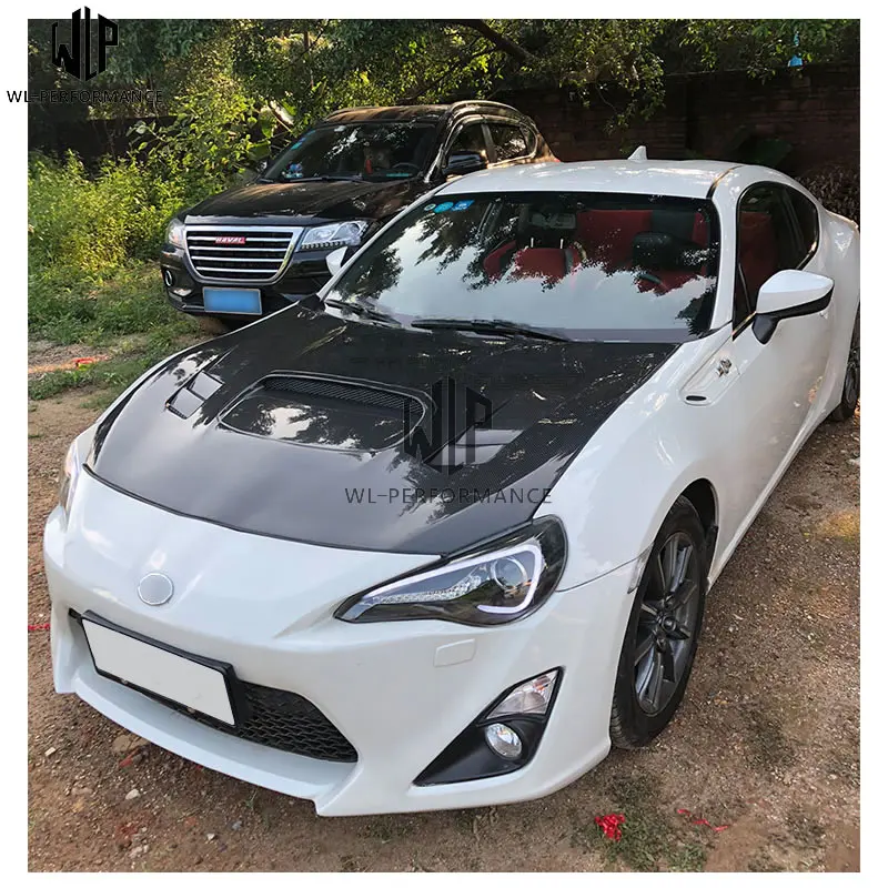 GT 86 BRZ карбоновая крышка капота двигателя капота с комплектом кузова автомобиля для Toyota GT 86 BRZ 13-17 Автомобиль Стайлинг использование