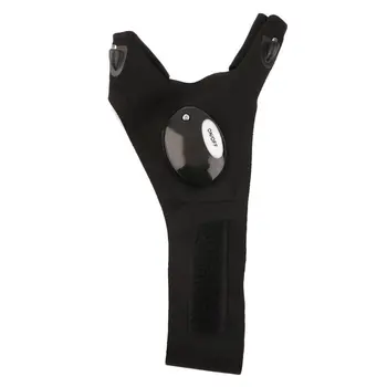 

Magic Strap Fingerless Gloves with Hands Free Led Flashlights Finger Gloves For Survival Camping Hiking Sport Cycling
