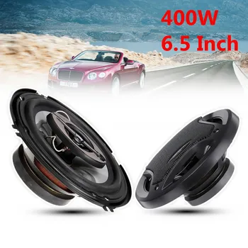 

Hot 2pcs Car Speaker 6.5 inch 400W Car Subwoofer HIFI Coaxial Speaker Car Rear /Front Door Audio Music Stereo Coxial Speakers 3