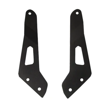 

1pair Accessories Car Curved LED Light Bar Bracket Tool Durable Upper 50inch Mounting Windshield For Maverick X3 2017-2019