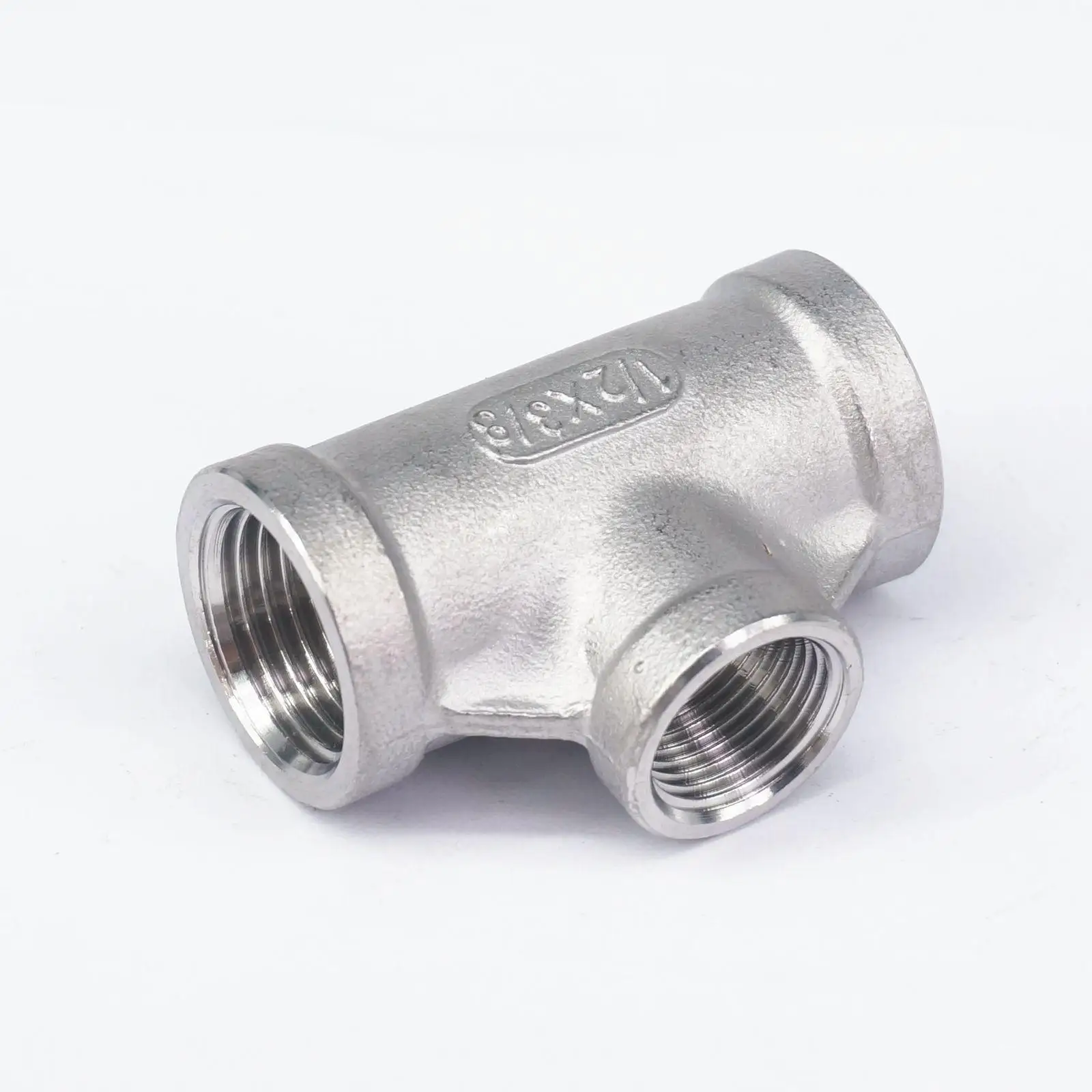1/2 &quotBSP до 3/8&quot BSP Женская резьба 304 Нержавеющая тройник 3 ходовой соединитель