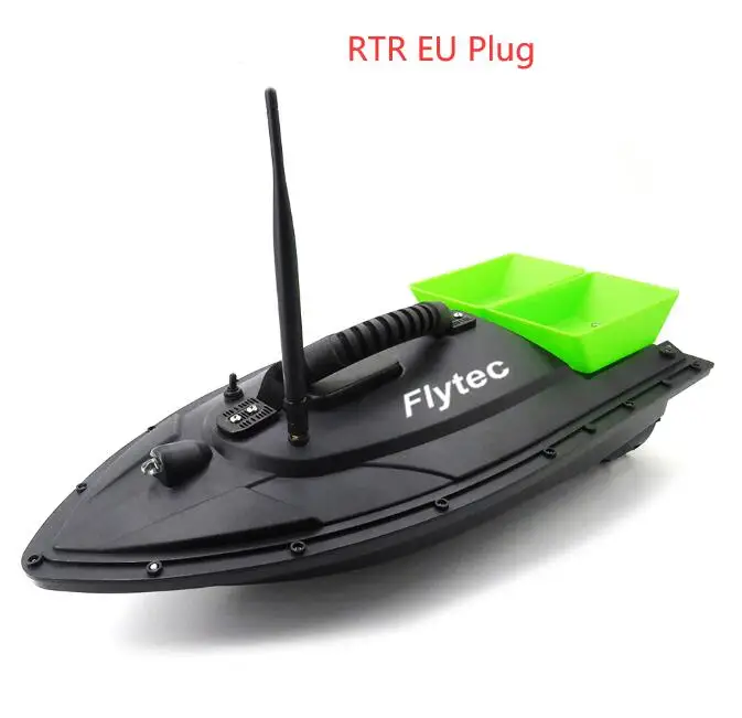 Flytec 2011-5 инструмент для рыбалки Смарт RC приманка лодка игрушка двойной мотор рыболокатор дистанционное управление рыболовная лодка комплект версия - Цвет: Green RTR EU Plug