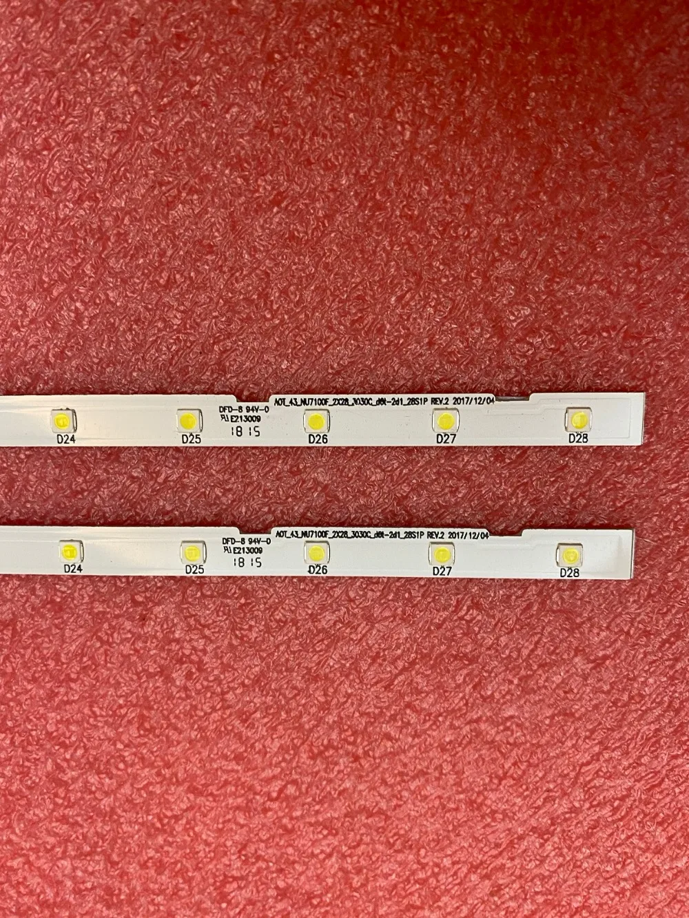 Replacement Part for TV LED Backlight Strip for Samsung 43NU7100 UE43NU7100 UN43NU7100 UE43NU7100U AOT_43_NU7100F UE43NU7120U UE43NU7170U BN96-45954A Length: Other