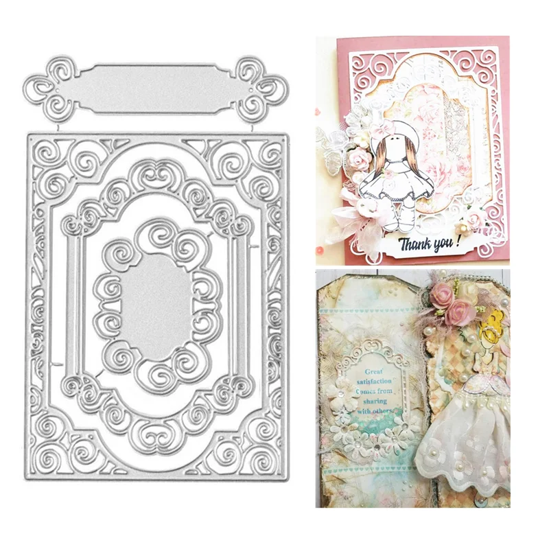 

InLoveArts Lace Frame Cutting Dies Metal Dies Scrapbooking Album Card Making Embossing Stencil Diecuts Decoration